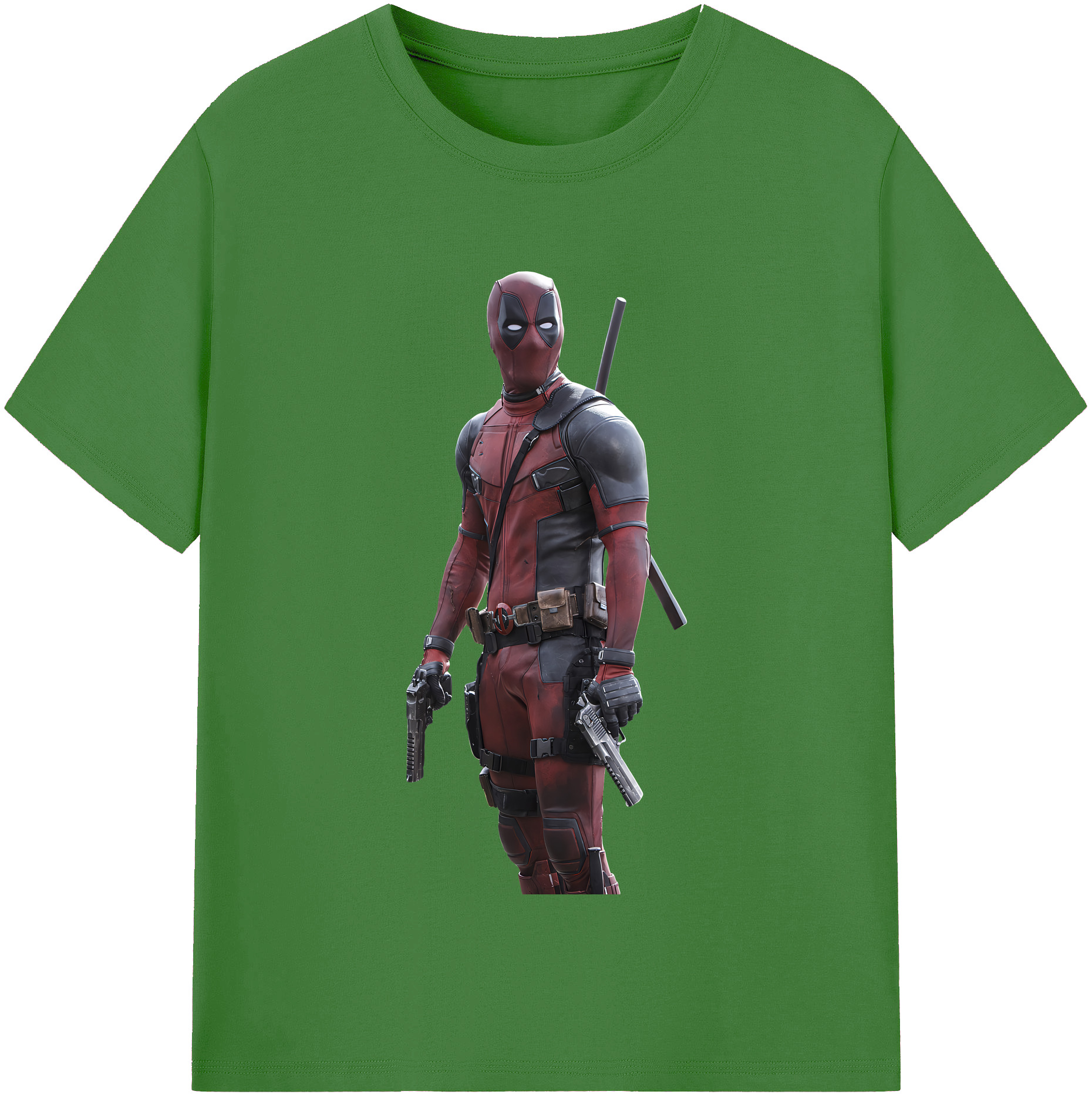 （画像用） Deadpool デッドプール レディースカジュアルプリントTシャツ（綿100％）